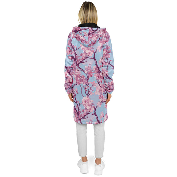 Cherry Blossom Zip Cloak - Vaporwave Clothing - Aesthetic Clothing