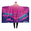 Duskwave Hooded Blanket - Vaporwave Clothing - Aesthetic Clothing