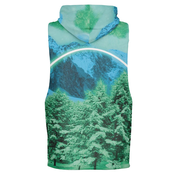 Minty Wonderland Tank Hoodie - Vaporwave Clothing - Aesthetic Clothing