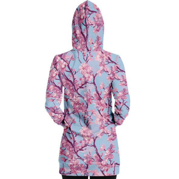 Cherry Blossom Hoodie Dress - Vaporwave Clothing - Aesthetic Clothing