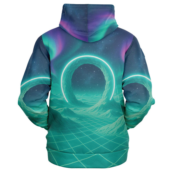 Astral Gateway Zip Hoodie - Vaporwave Clothing - Aesthetic Clothing