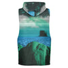 Emerald Canyon Tank Hoodie - Vaporwave Clothing - Aesthetic Clothing