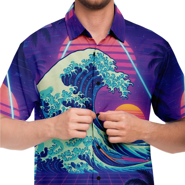 Neonami Button Down Shirt - Vaporwave Clothing - Aesthetic Clothing