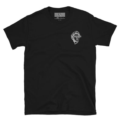 Aesthetic Logo (White) Embroidered Tee - Vaporwave Clothing - Aesthetic Clothing