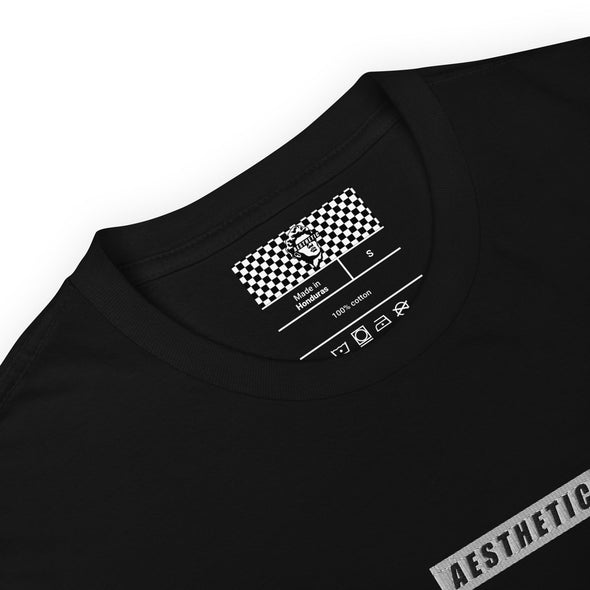 Aesthetic Box Logo (White) Embroidered Tee - Vaporwave Clothing - Aesthetic Clothing