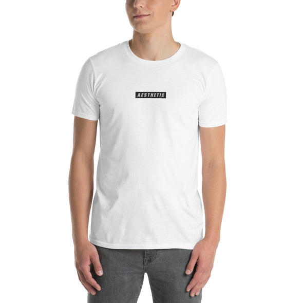 Aesthetic Box Logo (Black) Embroidered Tee - Vaporwave Clothing - Aesthetic Clothing