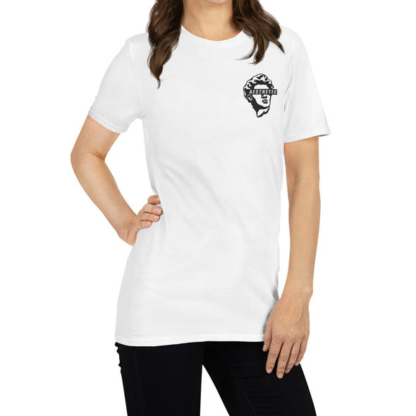 Aesthetic Logo (Black) Embroidered Tee - Vaporwave Clothing - Aesthetic Clothing