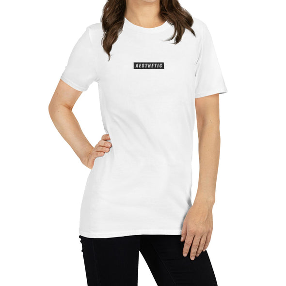 Aesthetic Box Logo (Black) Embroidered Tee - Vaporwave Clothing - Aesthetic Clothing