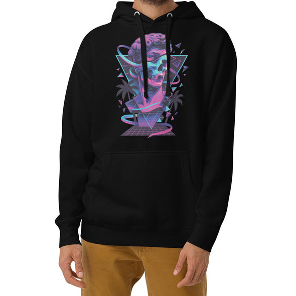Necrowave Graphic Hoodie - Vaporwave Clothing - Aesthetic Clothing