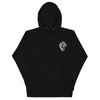 Aesthetic Logo (White) Embroidered Hoodie - Vaporwave Clothing - Aesthetic Clothing