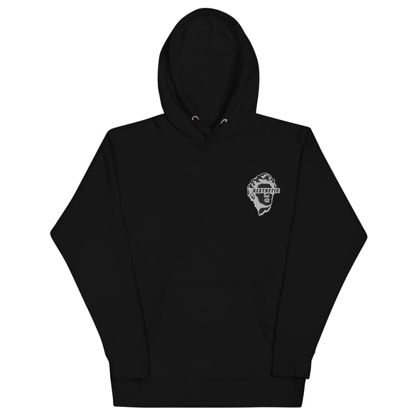 Aesthetic Logo (White) Embroidered Hoodie - Vaporwave Clothing - Aesthetic Clothing