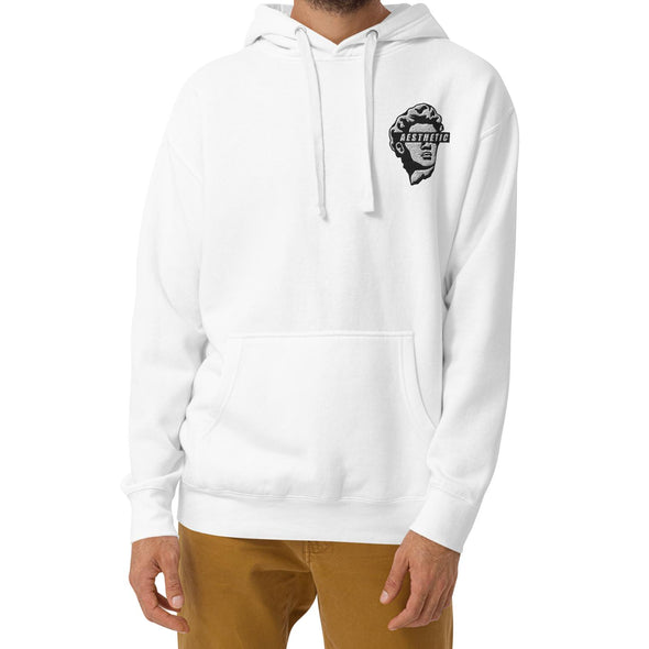 Aesthetic Logo (Black) Embroidered Hoodie - Vaporwave Clothing - Aesthetic Clothing