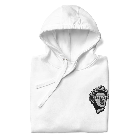 Aesthetic Logo (Black) Embroidered Hoodie - Vaporwave Clothing - Aesthetic Clothing