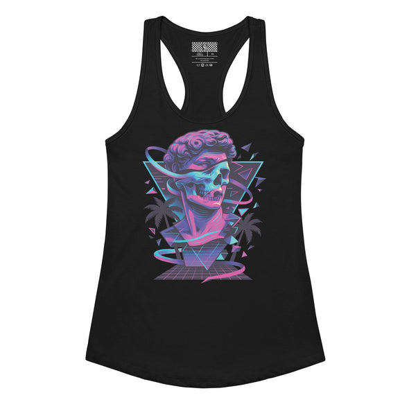 Necrowave Graphic Racerback Tank Top - Vaporwave Clothing - Aesthetic Clothing