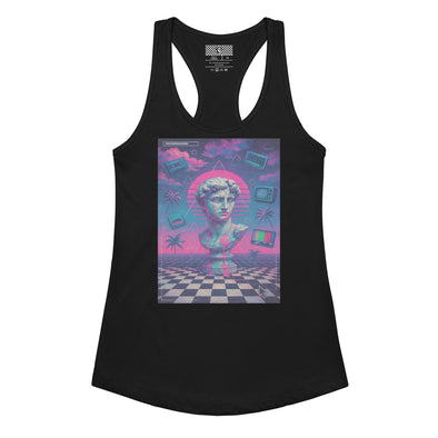 Anachron Graphic Racerback Tank Top - Vaporwave Clothing - Aesthetic Clothing