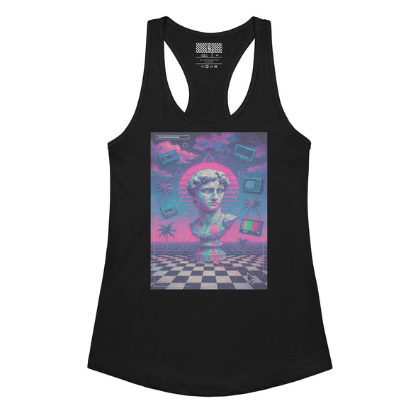 Anachron Graphic Racerback Tank Top - Vaporwave Clothing - Aesthetic Clothing