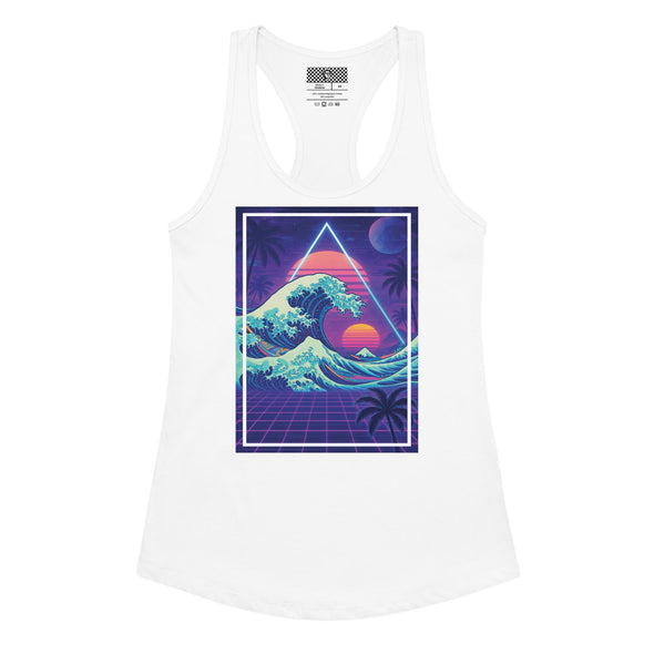 Neonami Graphic Racerback Tank Top - Vaporwave Clothing - Aesthetic Clothing