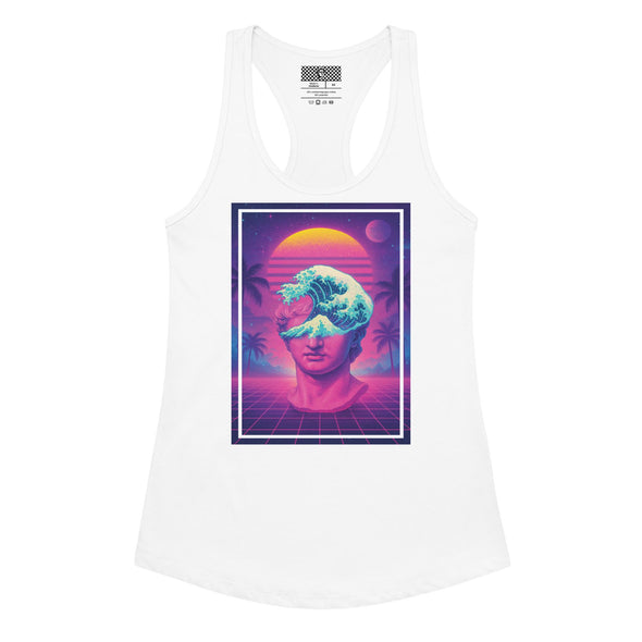 Tidalus Graphic Racerback Tank Top - Vaporwave Clothing - Aesthetic Clothing