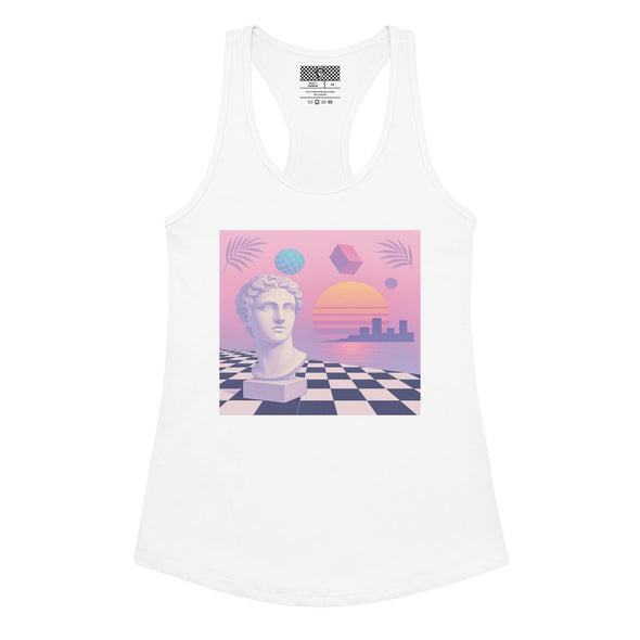 Corinthian Graphic Racerback Tank Top - Vaporwave Clothing - Aesthetic Clothing