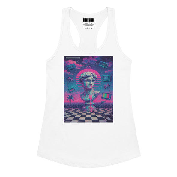 Anachron Graphic Racerback Tank Top - Vaporwave Clothing - Aesthetic Clothing